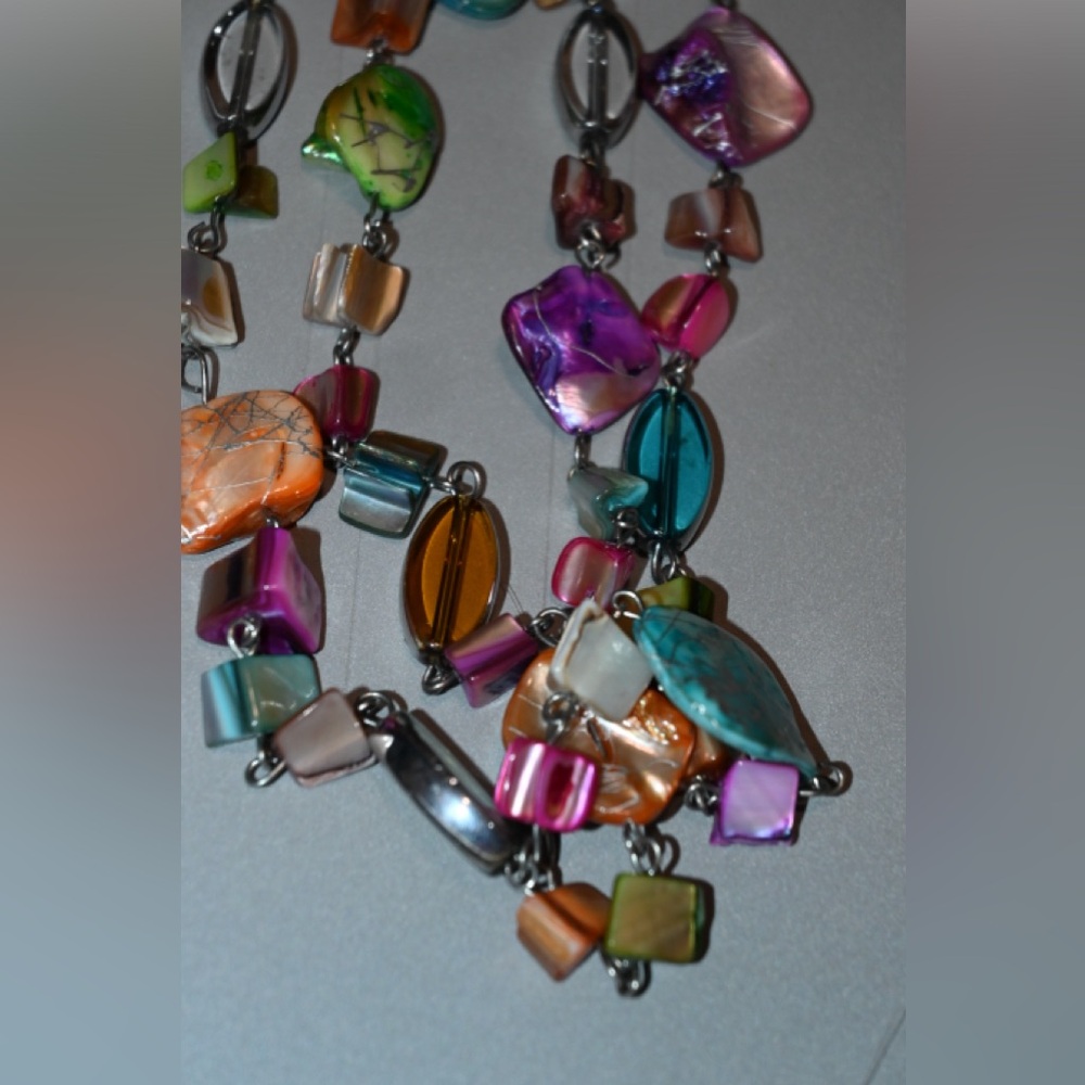 Multicolor Gemstone Necklace